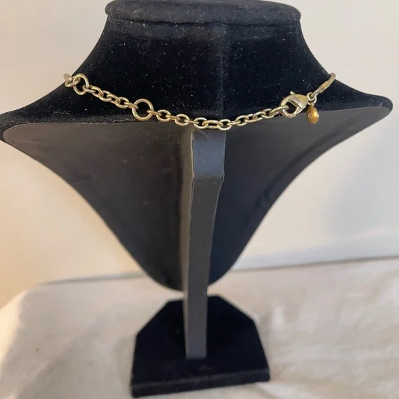 Vintage J Crew Gold Tone Chunky Necklace Women’s Jewelry Fashion Stylish - Picture 5 of 9